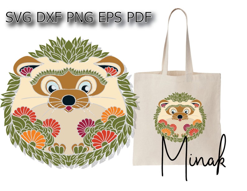 Download Baby hedgehog svg floral hedgehog birthday shirt svg porcupine | Etsy