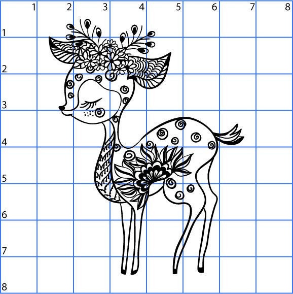 Woodland nursery svg baby deer svg | Etsy