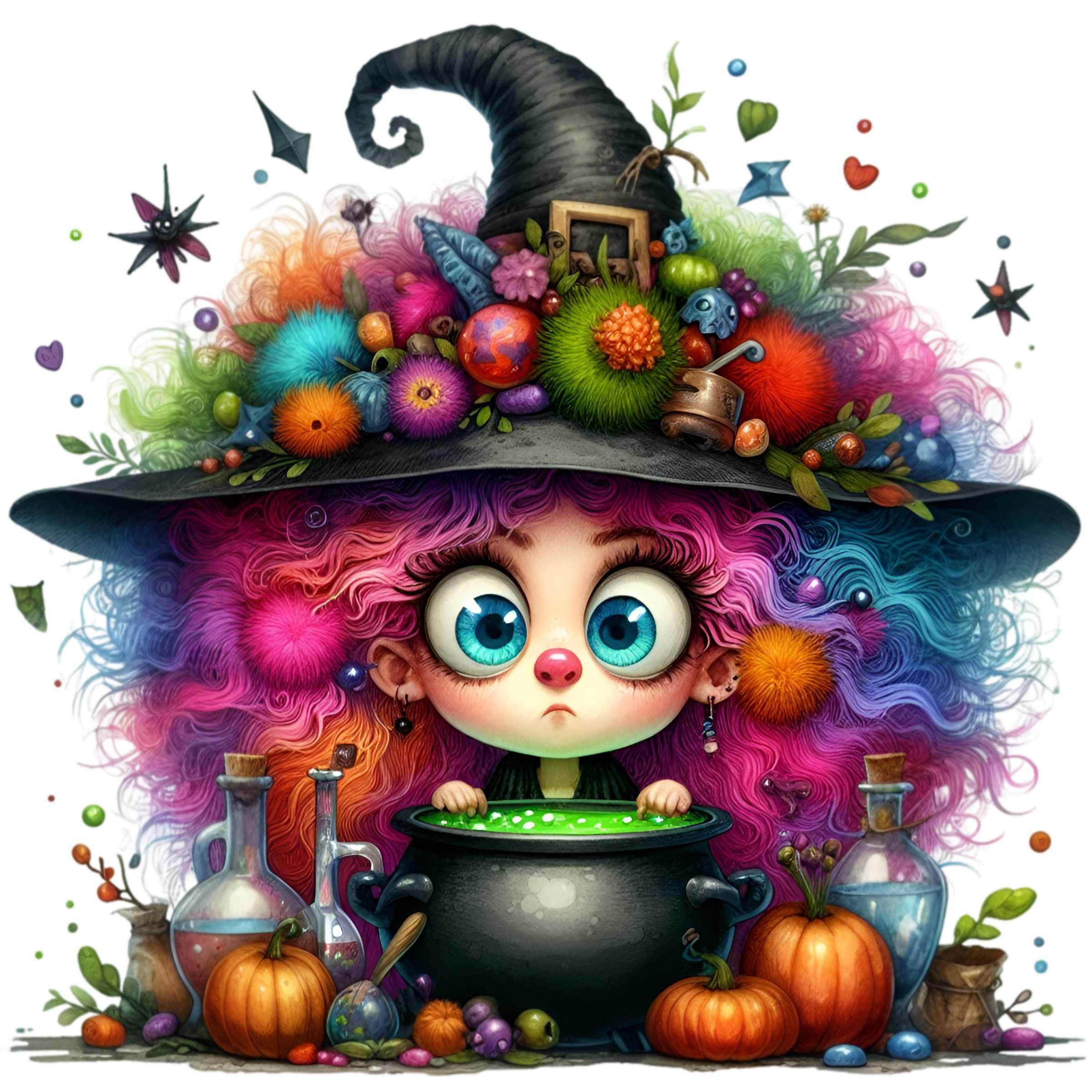 Witch Stuff Hexen-Kosmetiktasche – Halloween Geschenk Für Hexen-Fans