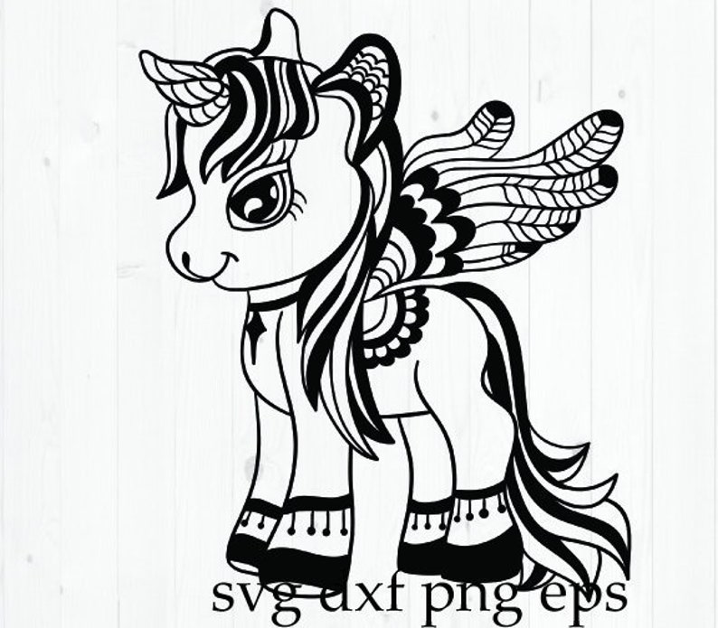 Download Cute Unicorn Svg Flying Unicorn Svg Baby Unicorn Svg Files Etsy PSD Mockup Templates