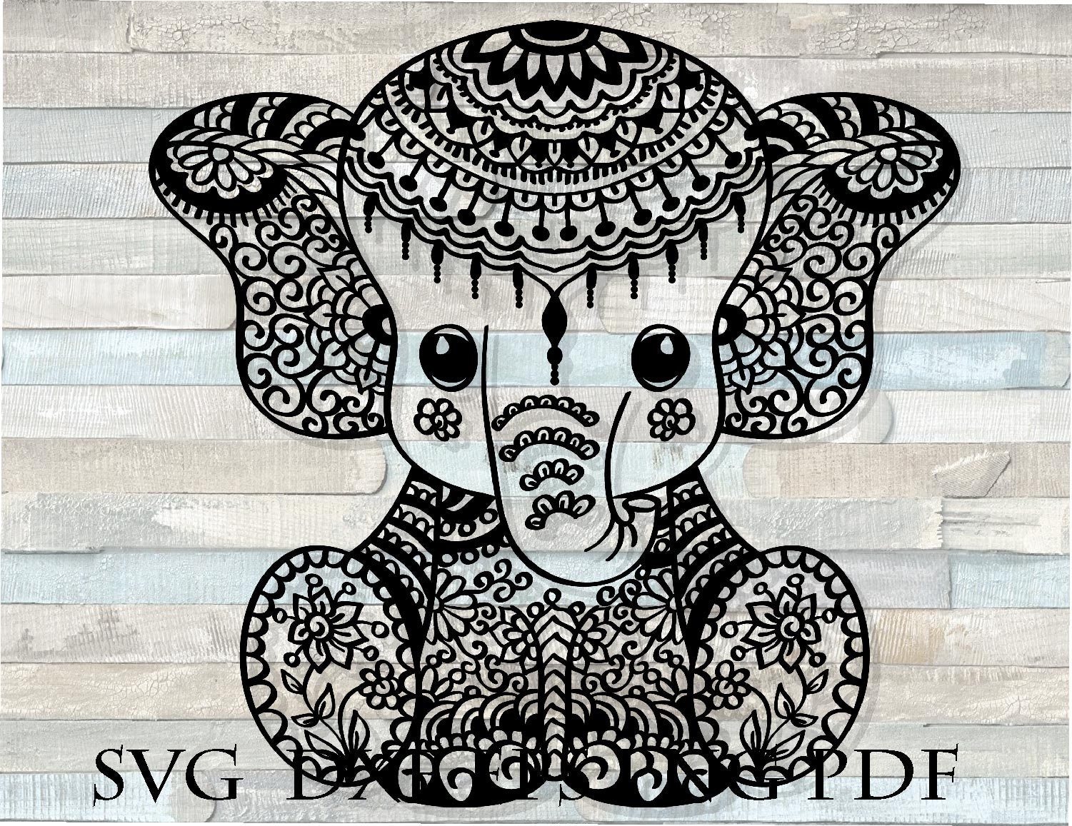 Free Free Baby Elephant Mandala Svg Free 652 SVG PNG EPS DXF File