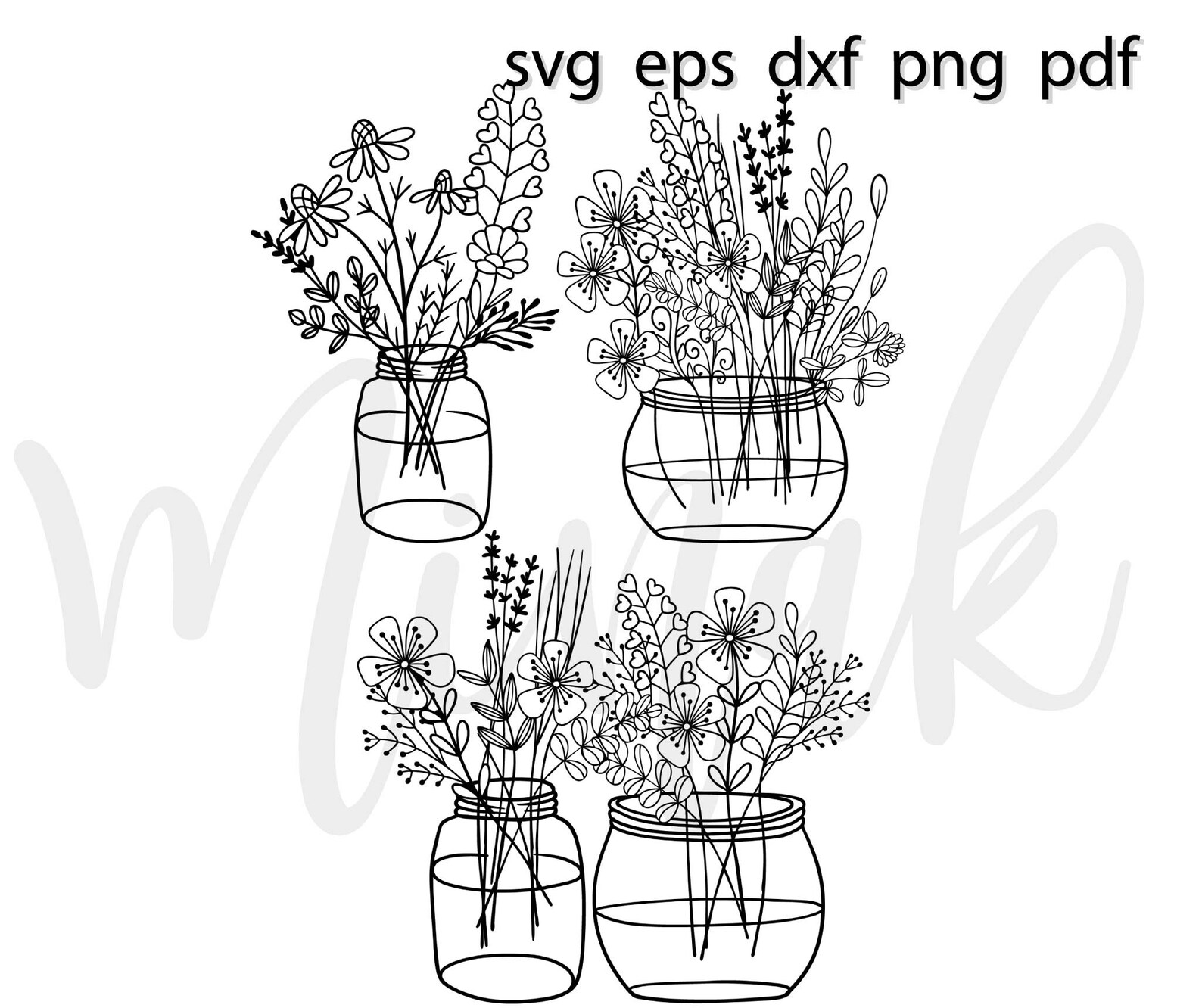 Free Free 303 Flower Jar Svg SVG PNG EPS DXF File