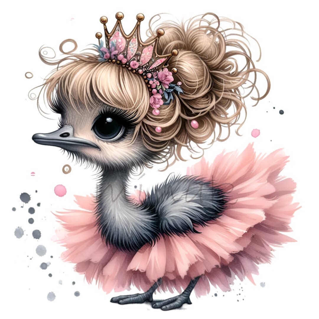 Ostrich Ballerina Princess Plush Toy main image 1