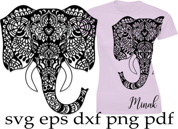 Download Free Mandala Elephant Svg Elephant Head Svg Ethnic Elephant Etsy SVG Cut Files