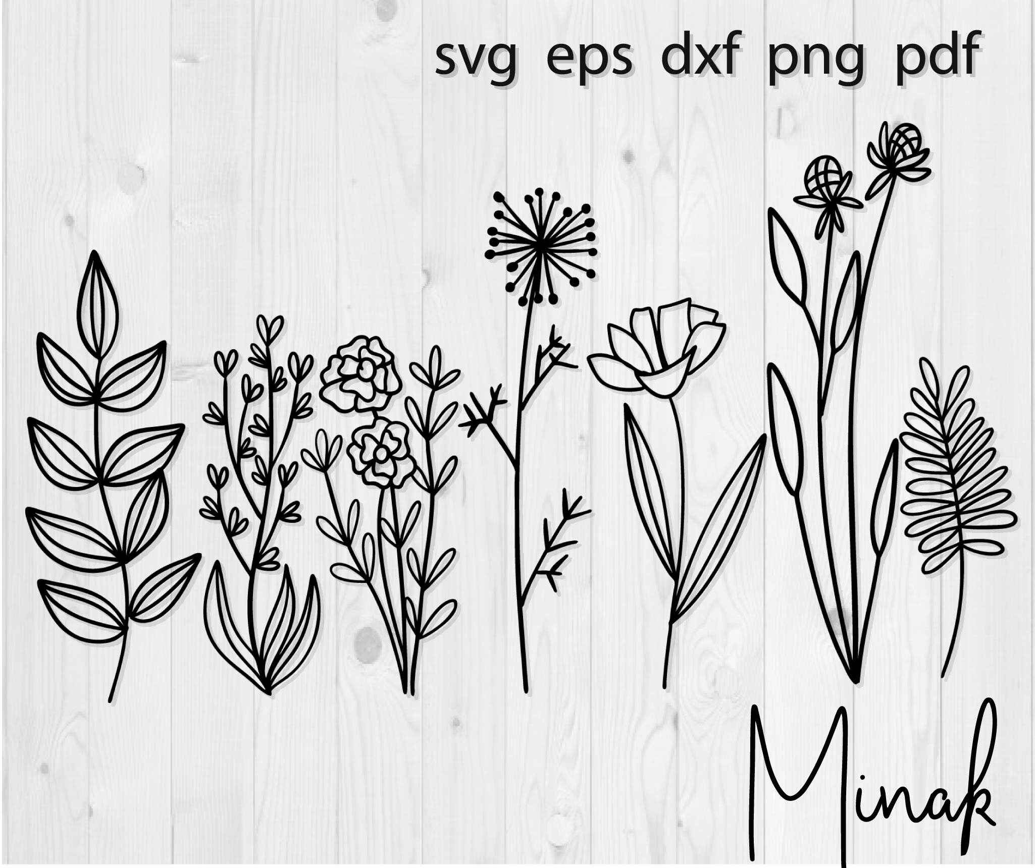 Wildflowers svg