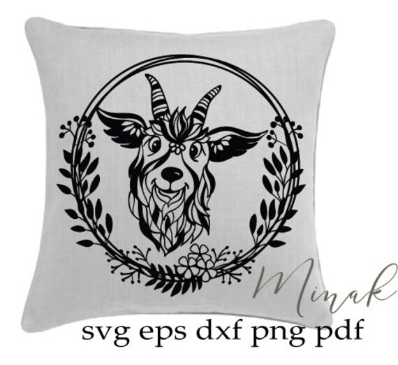 Download Baby Goat Svg Floral Flower Face Lover Shirt Gift Mom Birthday Etsy