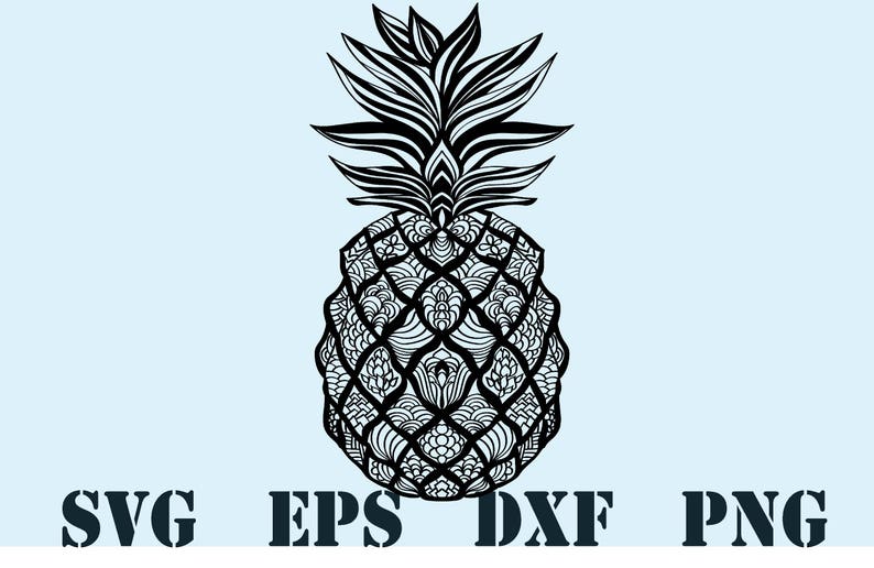 Download Pineapple svg zentangle svg intricate svg files for cricut ...