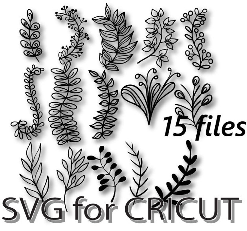 Download Leaf dividers svg Branches svg file Leaves svg file Leaves ...
