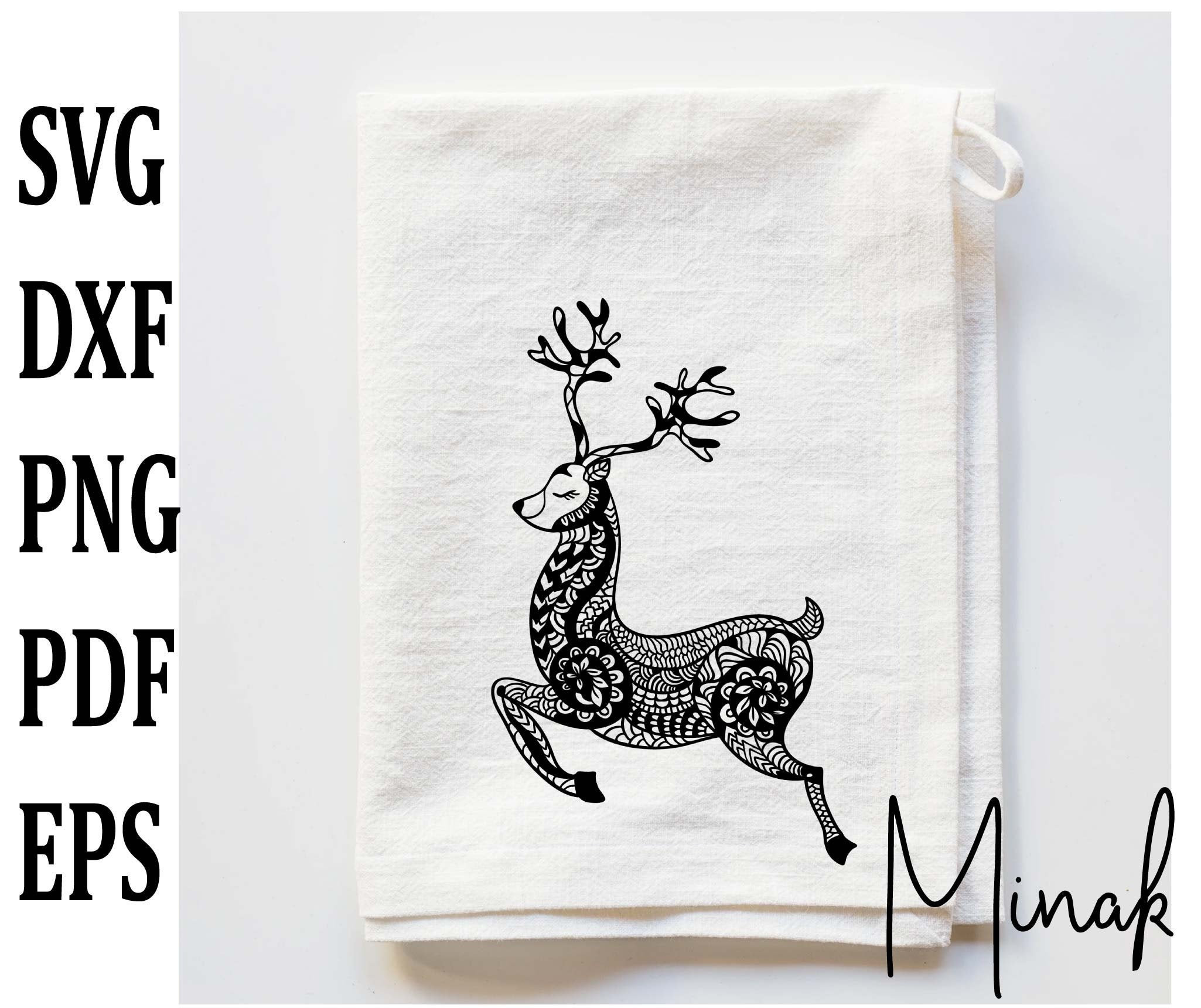Download Mandala deer svg farmhouse mom kitchen wall art decor ...