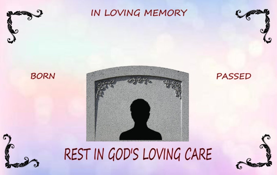 MEMORIAL PLAQUE/MARKER Etsy