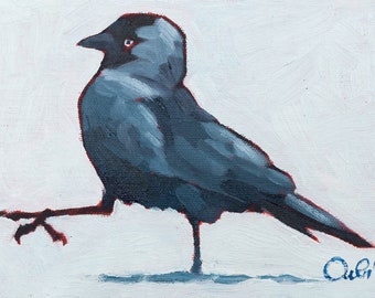 Jackdaw #4 - Ltd edition Giclee print -