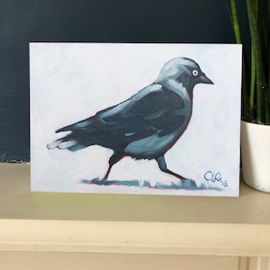 Grußkarten - Freche Dohle 2 18 x 13 cm. Code 4CARDS410 um das 4 für 10.00 Angebot an der Kasse zu erhalten