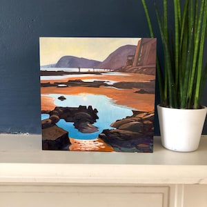 Biglietti di auguri - Luce della sera a Sidmouth, 15 x 15 cm. Codice 4CARDS410 per richiedere l'offerta 4 per 10,00 al momento del pagamento