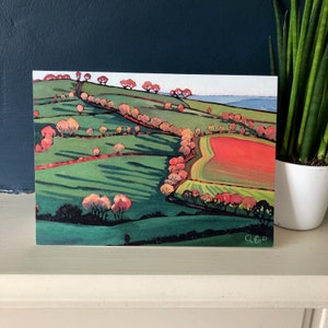 Cartões de felicitações - Luz quente numa manhã fria 18x13cm. Codifique 4CARDS410 para reivindicar a oferta de 4 por 10,00 na finalização da compra