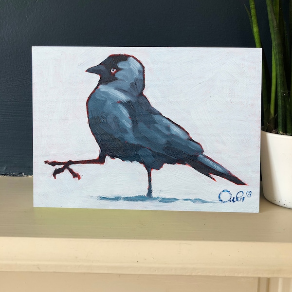 Greeting cards - Cheeky Jackdaw 4  18x13cm. Code 4CARDS410 to claim the 4 for 10.00 offer at checkout