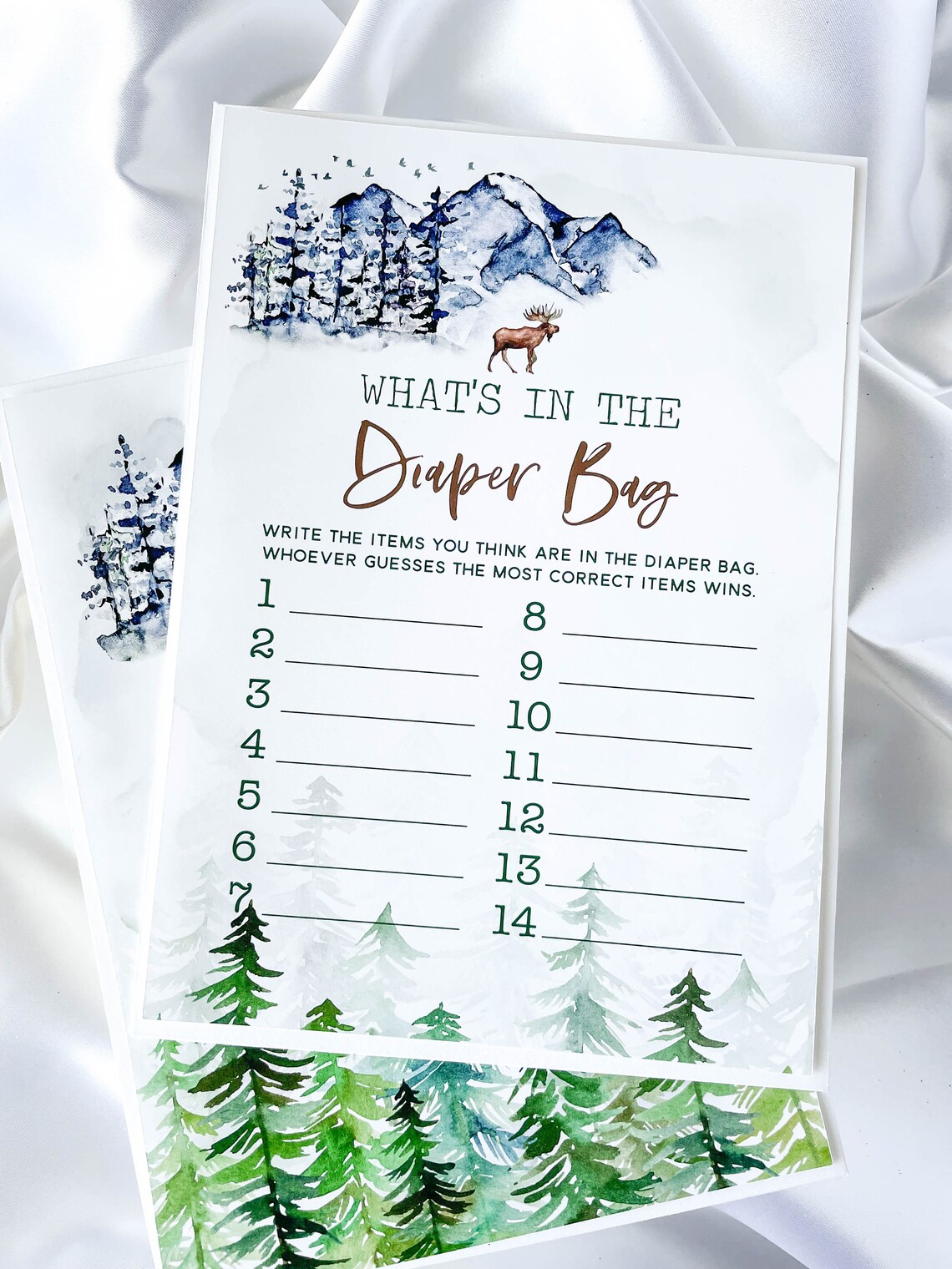 Mountain Baby Shower Diaper Bag Game Adventure Awaits Baby Etsy