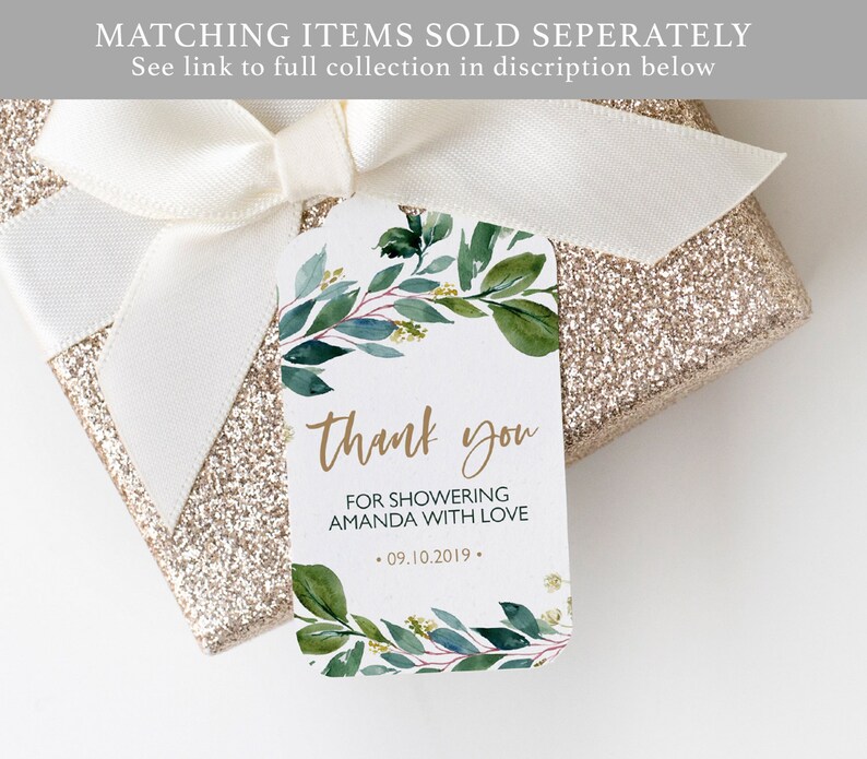 Greenery Baby Shower Cupcake Toppers Rustic Printable Cupcake Etsy UK