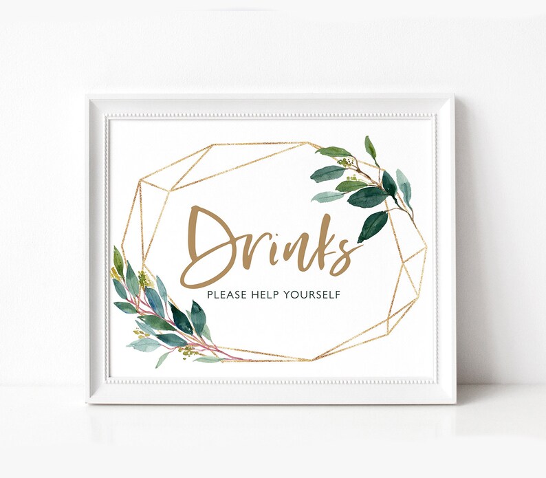 Greenery Baby Shower Drink Table Signrustic Baby Shower Etsy Greenery Baby Shower Drink Table Signrustic Baby Shower Etsy