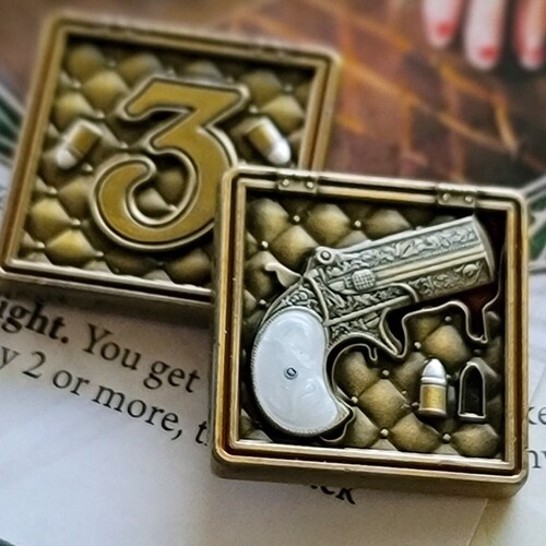 Arkham Metal Health: Wounded Heart Tokens Unofficial Luxury - Etsy