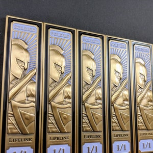 MtG Tokens, Soldier Prize Luxury Token - Unofficial metal tokens/counters for Magic creatures