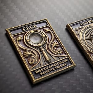 Fichas de Pista para MtG - Peças de Metal para Jogo - Contadores de luxo não oficiais para Magic