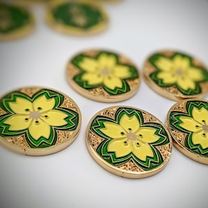 Spring Blossom Sakura Tokens - Unofficial L5R LCG Compatible Fate/Honor Tokens