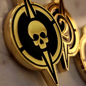 MtG Counters Poison Metal: Imminent Demise - Unofficial Jewelry-Quality Tokens - Set (5) for games like Magic