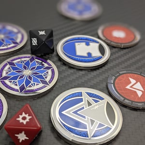 Legion Order Tokens - Brass Prize Gamepieces Compatible With Star Wars ...