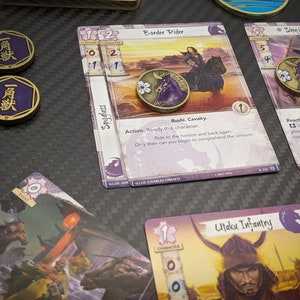 L5R Fate Solid Metal Unicorn Surging Spirit Unofficial Fate/Honor Tokens image 3