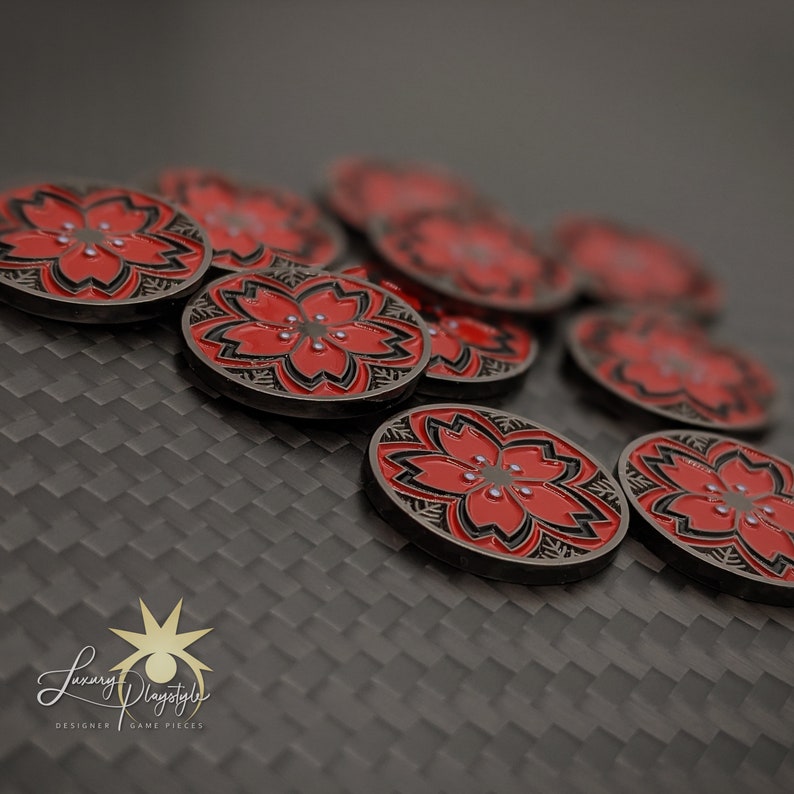 L5R Metal: Yozakura Night Blossom Tokens Unofficial L5R LCG Compatible Fate image 5