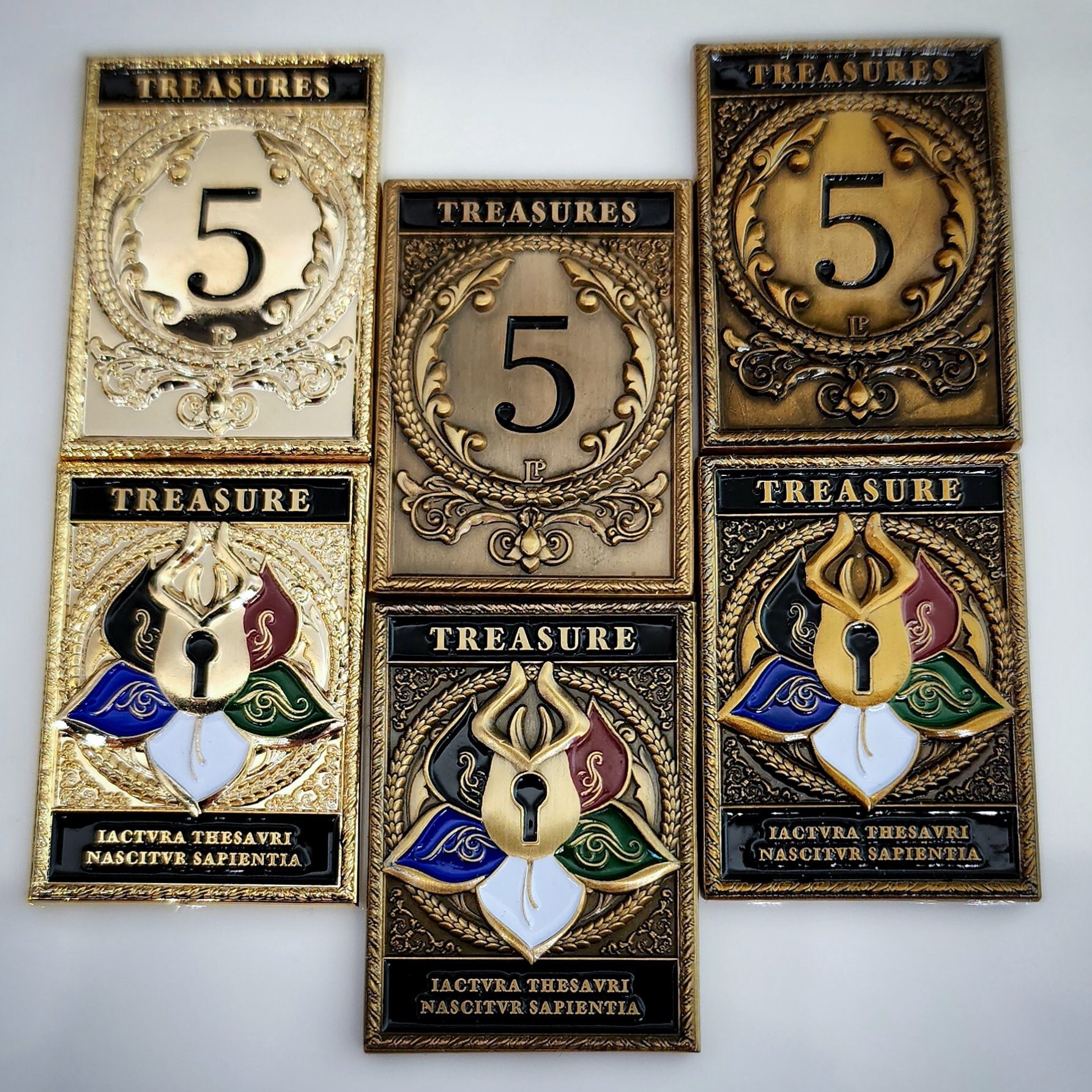 MtGトークン 貴重な宝物 - 金属トークン - マジックの非公式高級