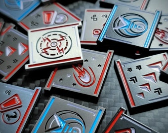 X-Wing Metal Token - Single - Unofficial Compatible with X-Wing Miniatures