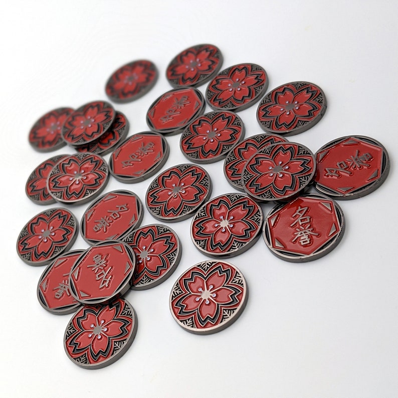 L5R Metal: Yozakura Night Blossom Tokens Unofficial L5R LCG Compatible Fate image 10