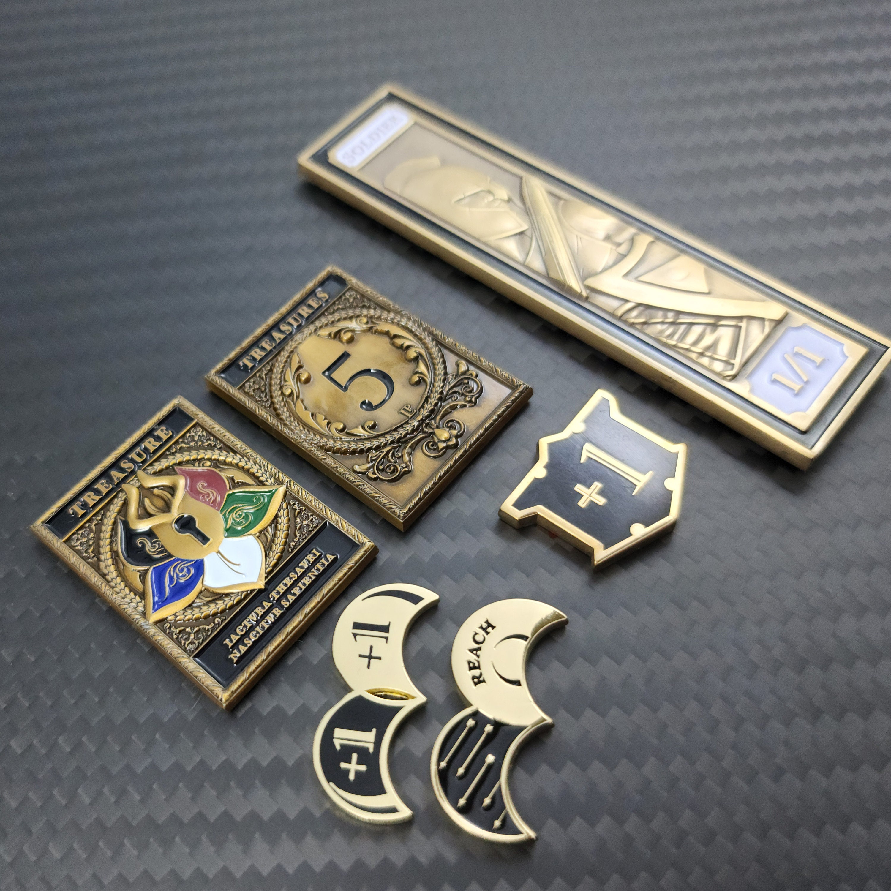 MtGトークン 貴重な宝物 - 金属トークン - マジックの非公式高級