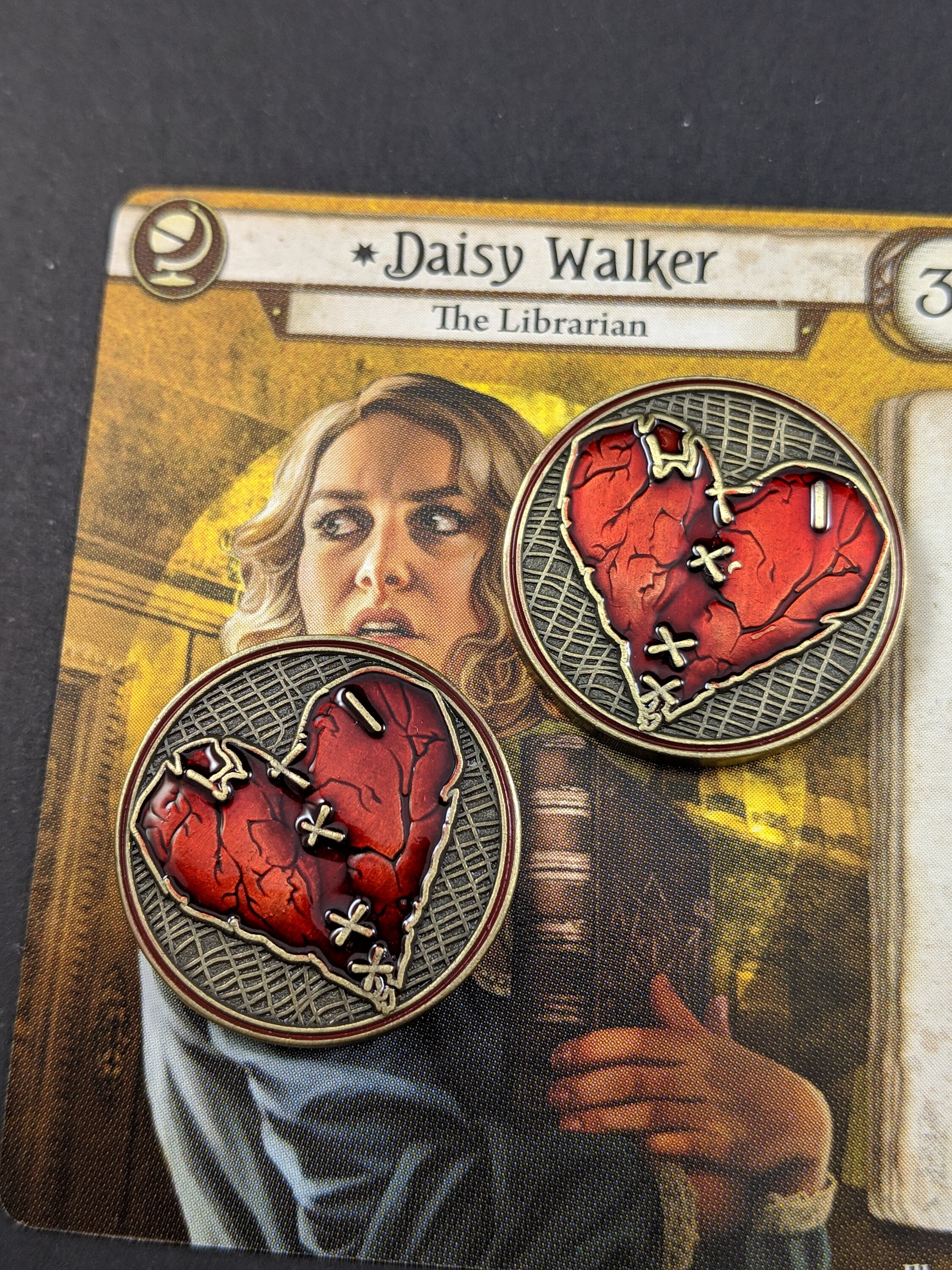 Arkham Metal Health: Wounded Heart Tokens Unofficial Luxury - Etsy ...
