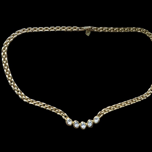 Vintage designer Pierre Cardin gold necklace