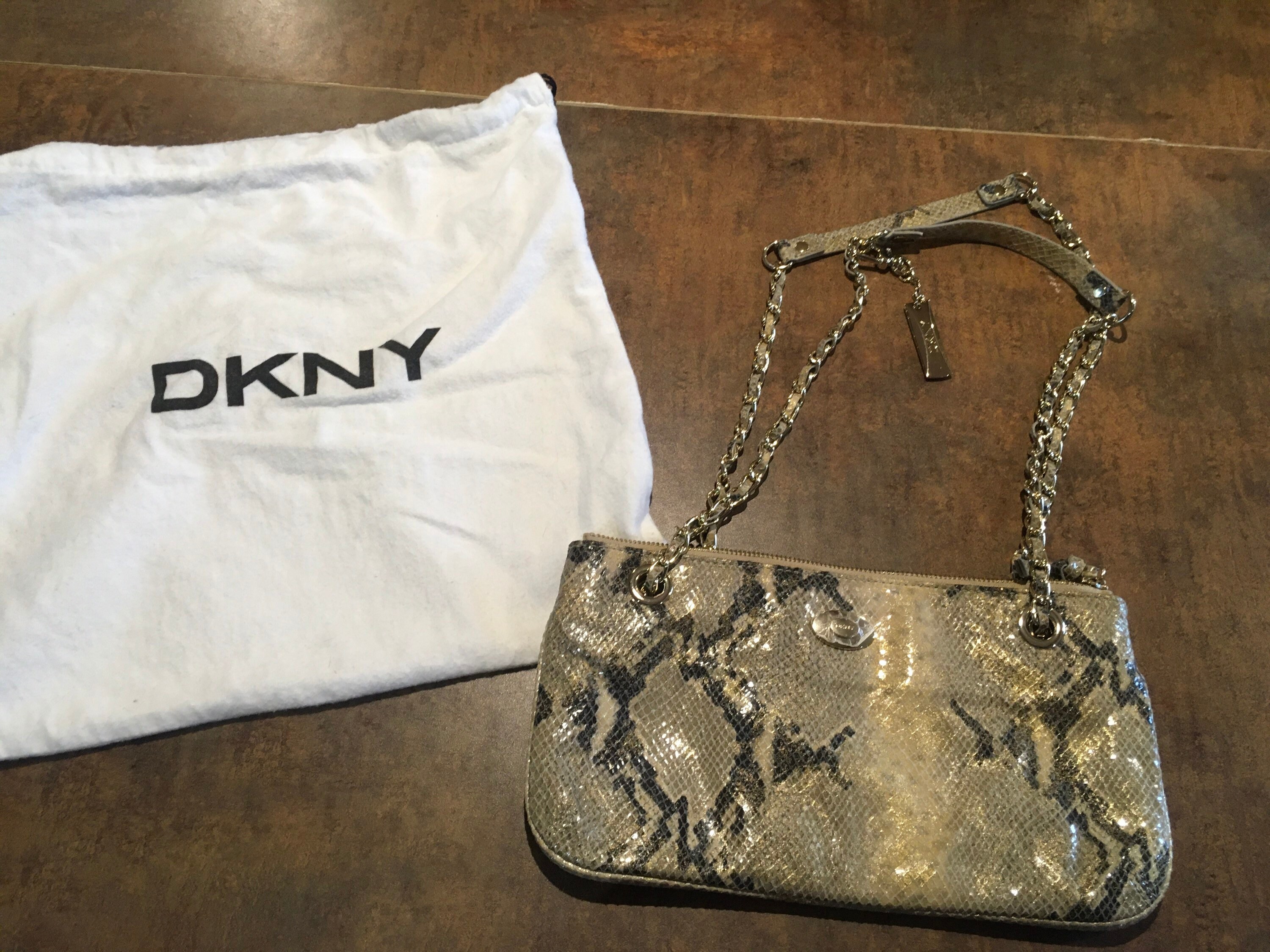 DKNY Crossbody Bag Donna Karan 1989 Shoulder Purse DKNY Scarf 