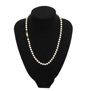 vintage designer Monet pearl necklace