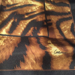 Codello Artigiano designer animal and lace print silk scarf image 3