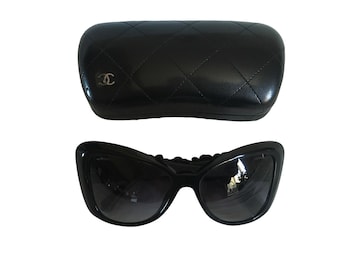 Chanel 2000s Oversized CC Mark Purple Sunglasses - Etsy
