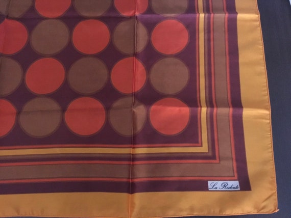 Vintage french La Redoute scarf