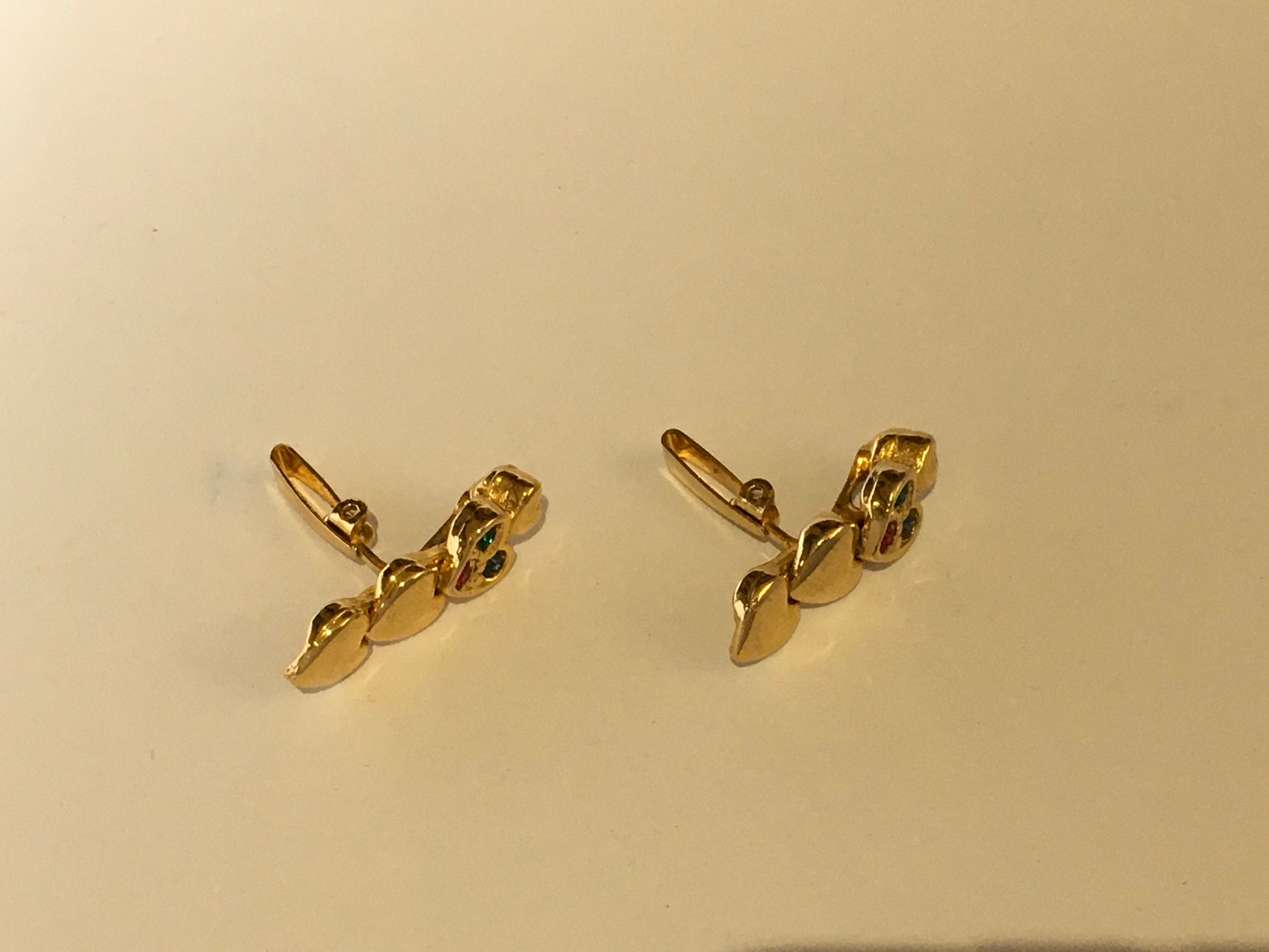 French vintage clip on earrings Etsy