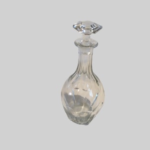 antique Baccarat crystal port /  liquor decanter model Malmaison