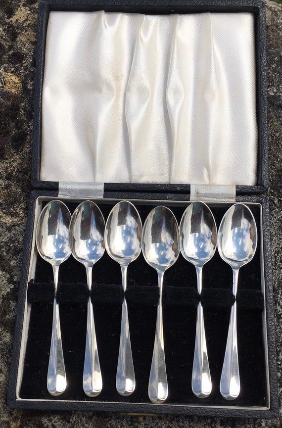 solid silver teaspoons