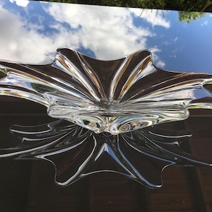 Vintage Baccarat Kristall Tischdekoration Coupé Glaskunst Made in France