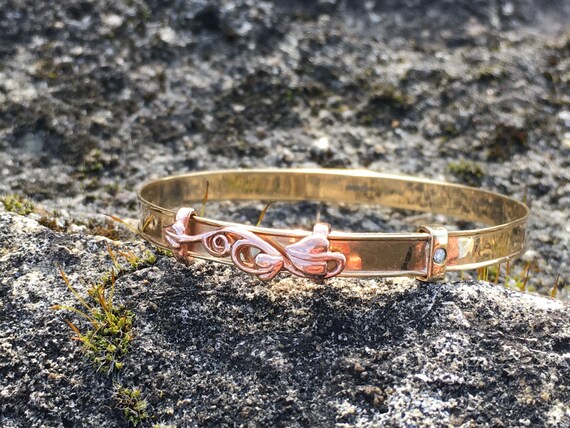 9 carat shop gold baby bangle