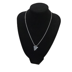 Sterling silver butterfly pendant necklace