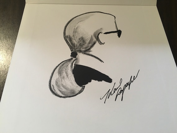 Étui à Lunettes Rigide KARL LAGERFELD - Cuir Noir - Vintage - Très Bon état Occasion
