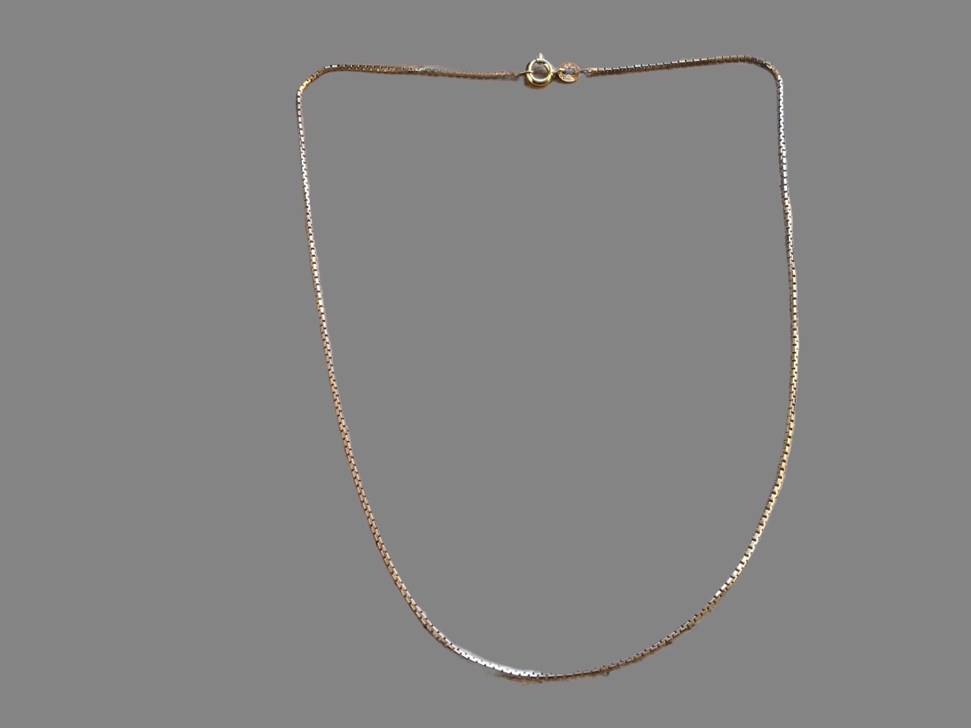 ■VINTAGE HOLLYWOOD■ Vintage Antique Chain Necklace VH2411N Givenchy Gold Chain Vintage Necklace – 24 Wishes Vintage Jewelry
