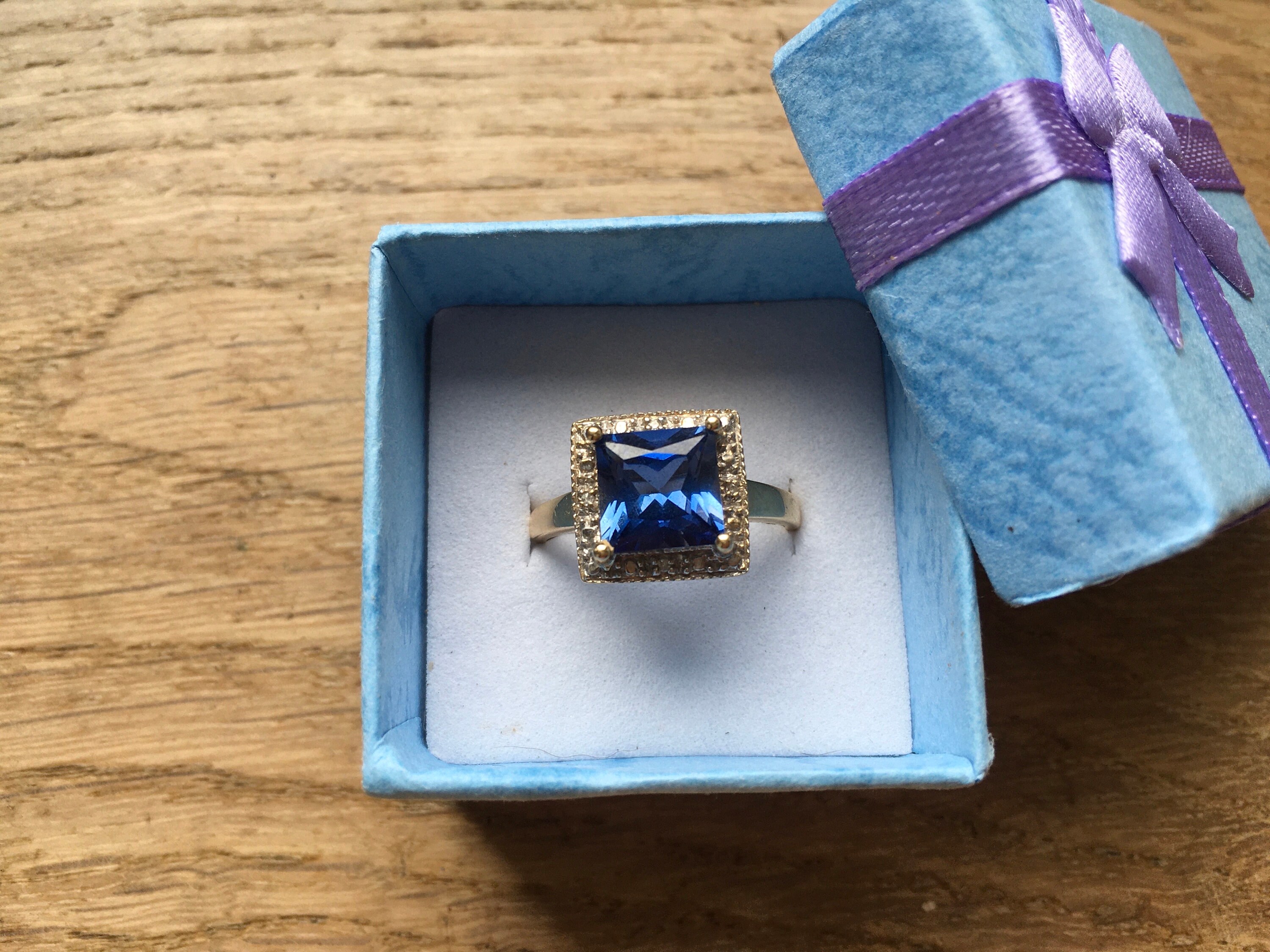 gold topaz and diamond dress ring